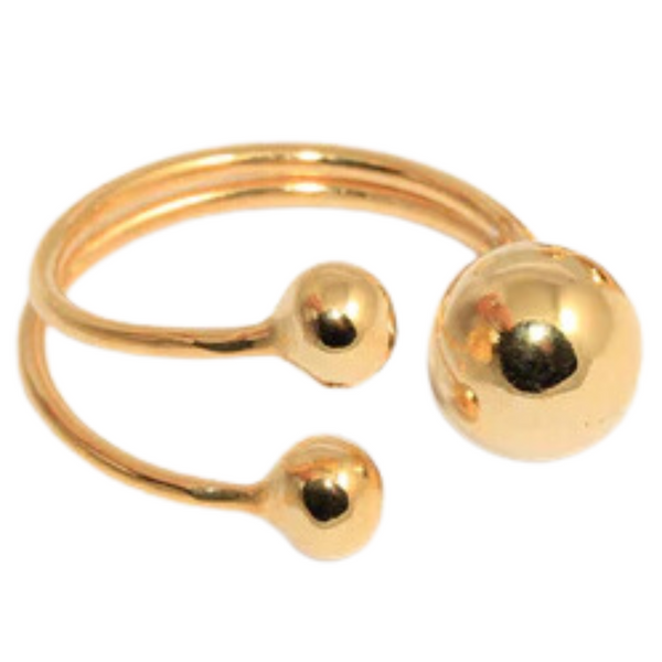 chunky ball adjustable ring