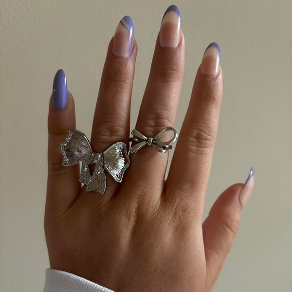 oversized bow ring