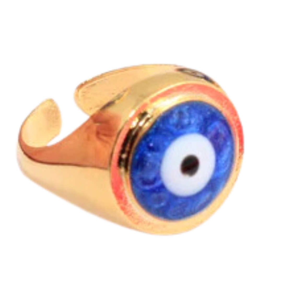 evil eye chunky ring