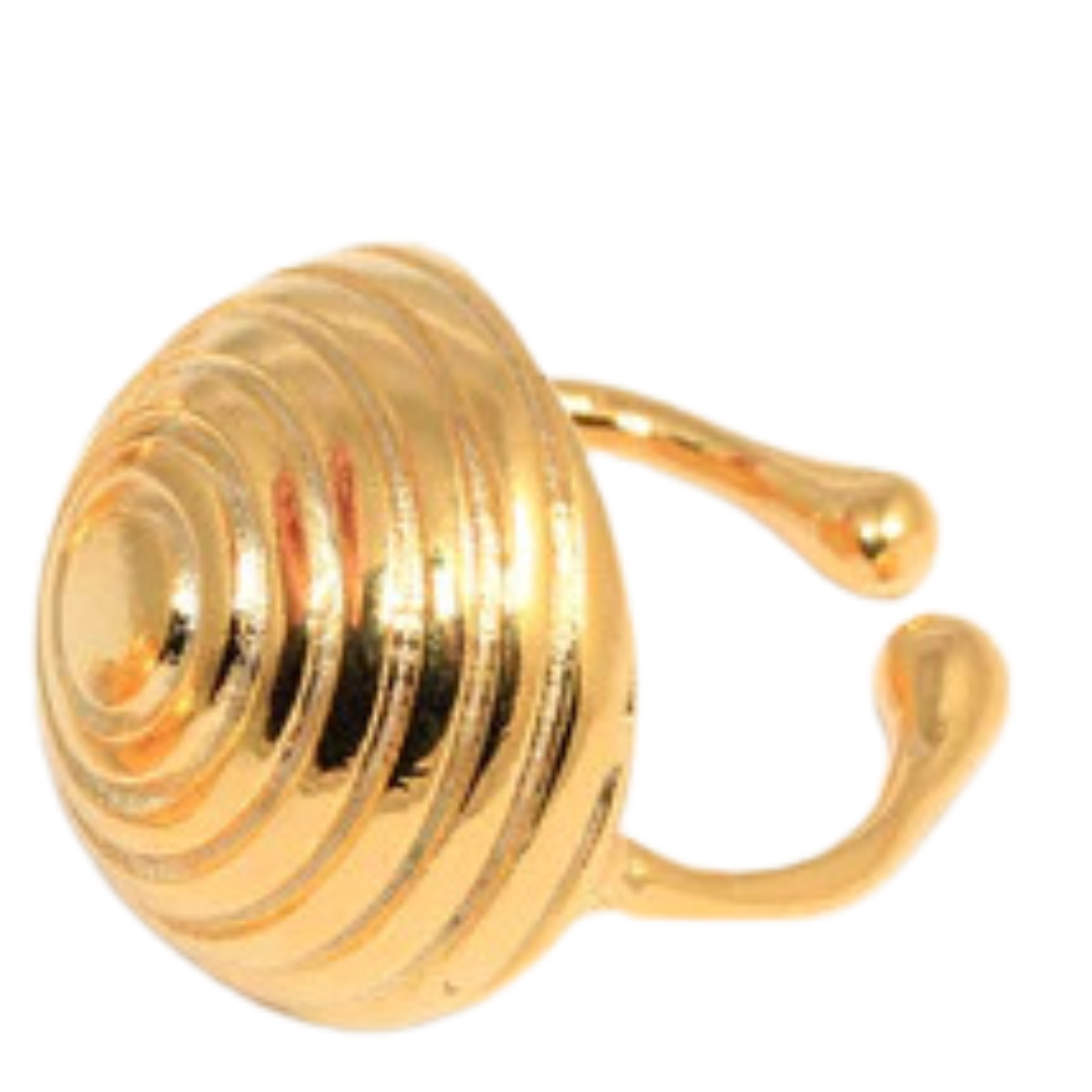 swirl chunky adjustable ring