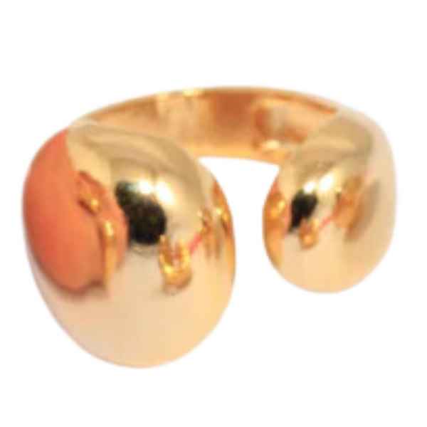 chunky bubble adjustable ring