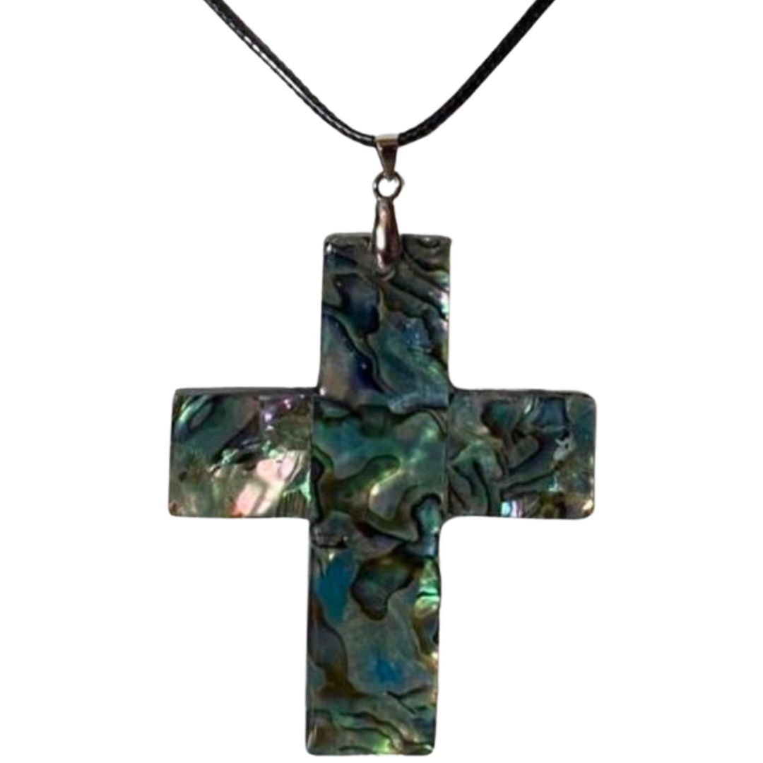 oversized cross pendant necklace