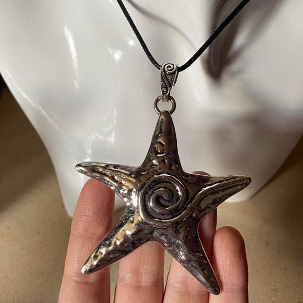 large starfish pendant necklace